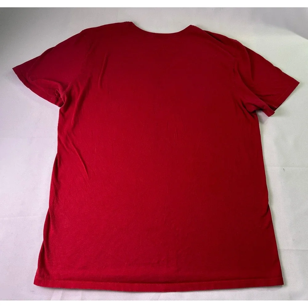 Nike The Nike Tee Mens Shirt Size‎ M Red Athletic Cut Graphic Swoosh Logo Gym